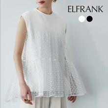 跨境乐天日系波点网纱拼接无袖T恤女夏时尚甜美减龄蕾丝宽松上衣