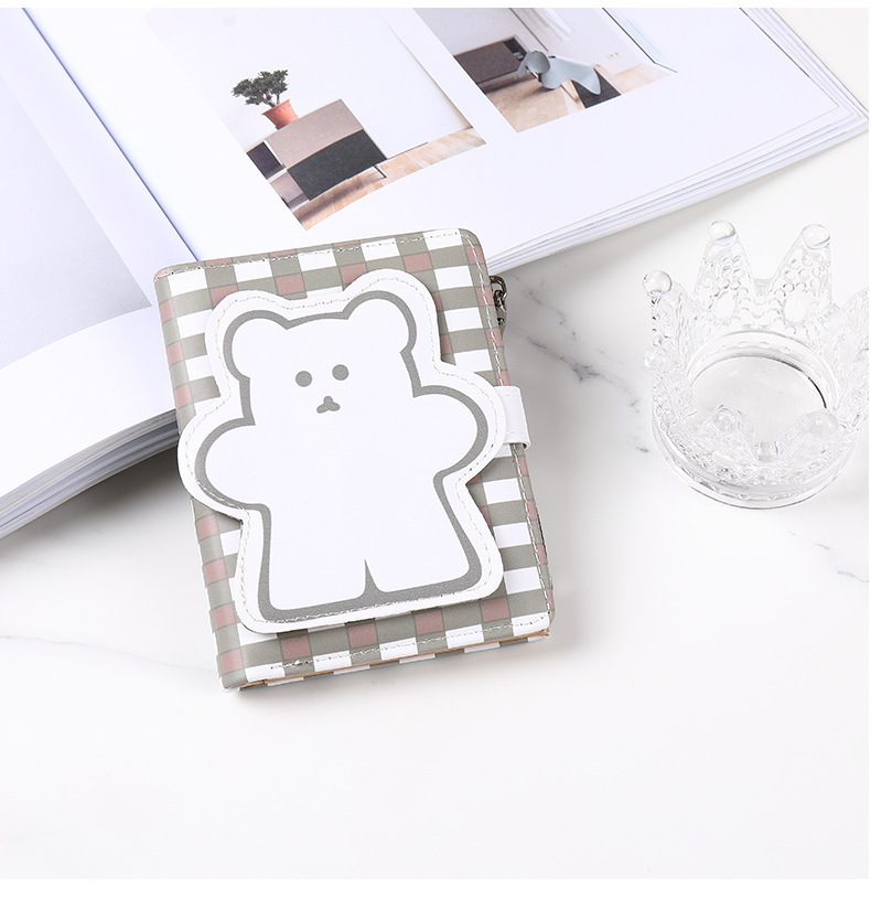 Cute Cartoon Square Zipper Buckle Small Wallet display picture 7
