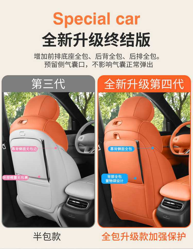 2025 Changan Qiyuan Q07 Special Car Seat Cover 215 Premium Flagship PLUS All-Season Full-Coverage Seat Cushion