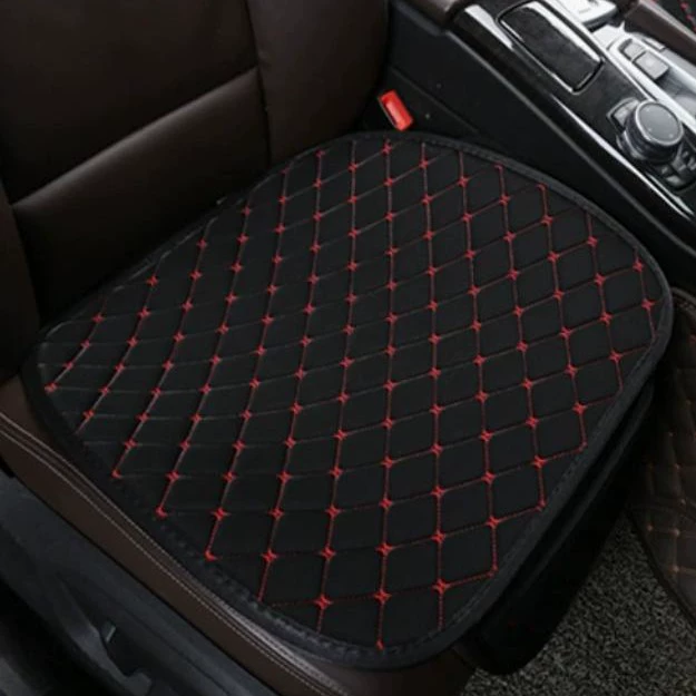 Автомобильные подушки из трех частей Универсальные четыре сезона без спинки без привязки нескользкие подушки сиденья-ткань большой ромб