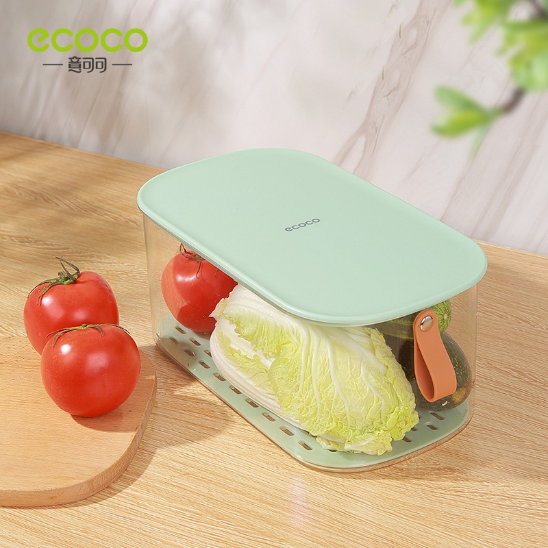 Caja de almacenamiento de refrigerador sellada Preservación de huevo Almacenamiento de organización especial carne vegetal cocina de grado alimenticio artefacto de congelación