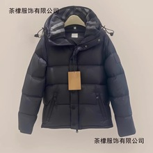 外贸高版本巴家羽绒服脱袖款可拆卸袖子一衣两穿外套冬季羽绒服男