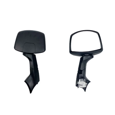 Suitable for heavy truck haowo TX car head lower mirror haowo T5G cab car head auxiliary mirror floor mirror (Large field of view rear view auxiliary mirror) - front-lower-mirror-assembly-aluminum-base-high-quality