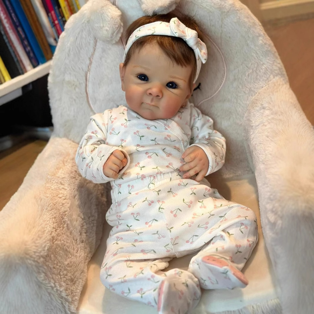 Muñeca de renacimiento de bebé de simulación Bettie de 18 pulgadas, comercio electrónico transfronterizo, suministro de océano azul, envío de una pieza