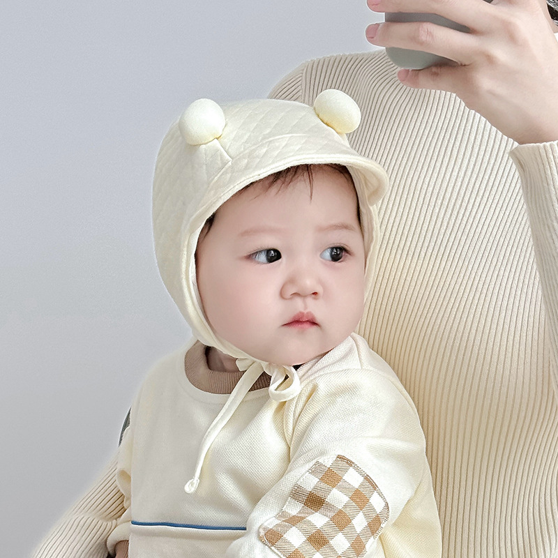 Otoño y invierno caliente gorra de oído para bebés, gorra de bebé, gorra de bebé