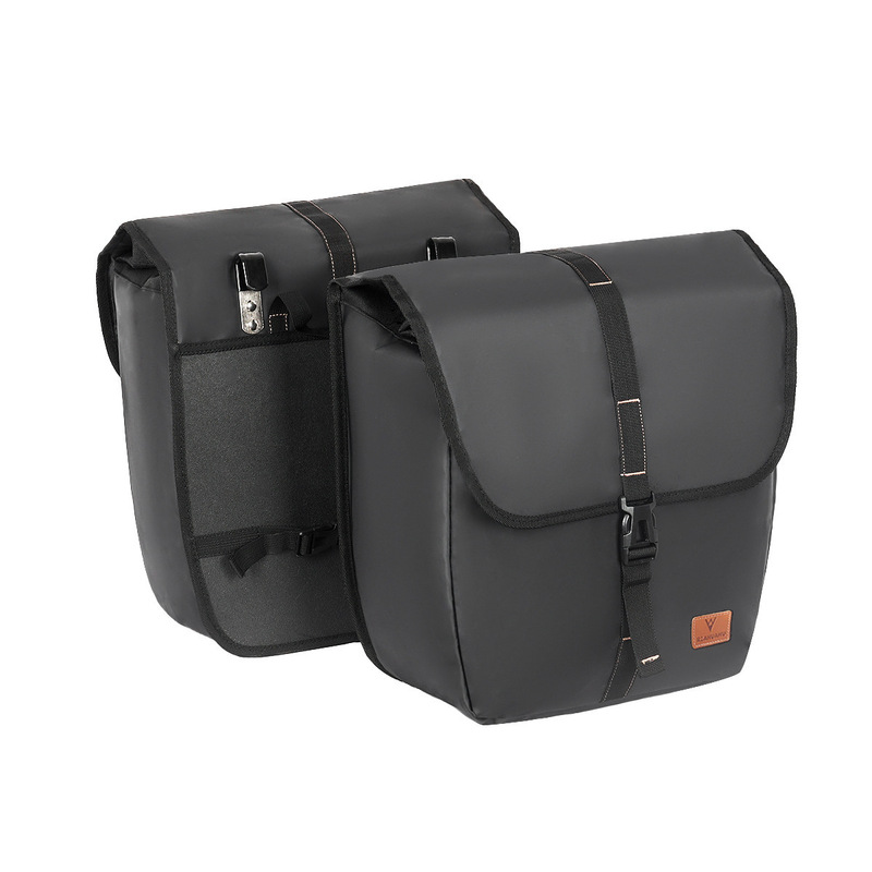 Large-Capacity Bicycle Pannier Bag, Water-Resistant Mountain Bike Rear Rack Bag, Dual Side Rear Seat for Long-Distance Cycling