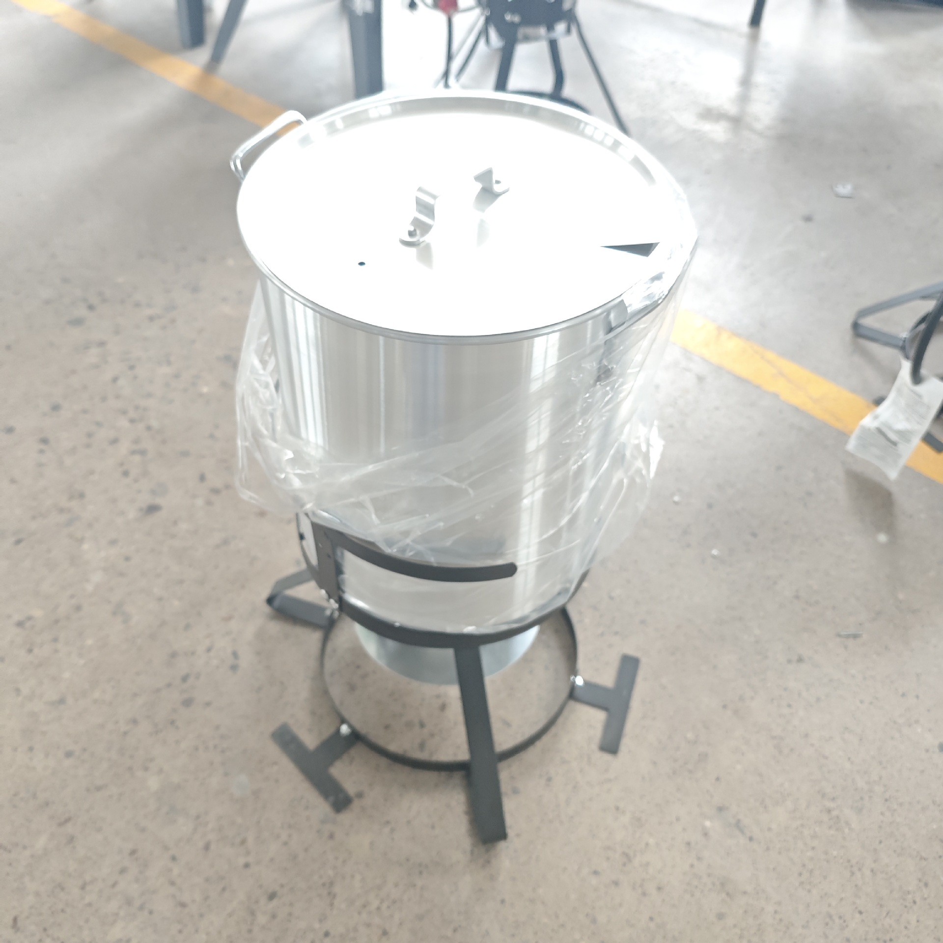 hogar sin humo carbono asado horno de horno de acero inoxidable grueso carne asada pierna de cordero asado barril de carbono asado horno de horno al aire libre horno de horno