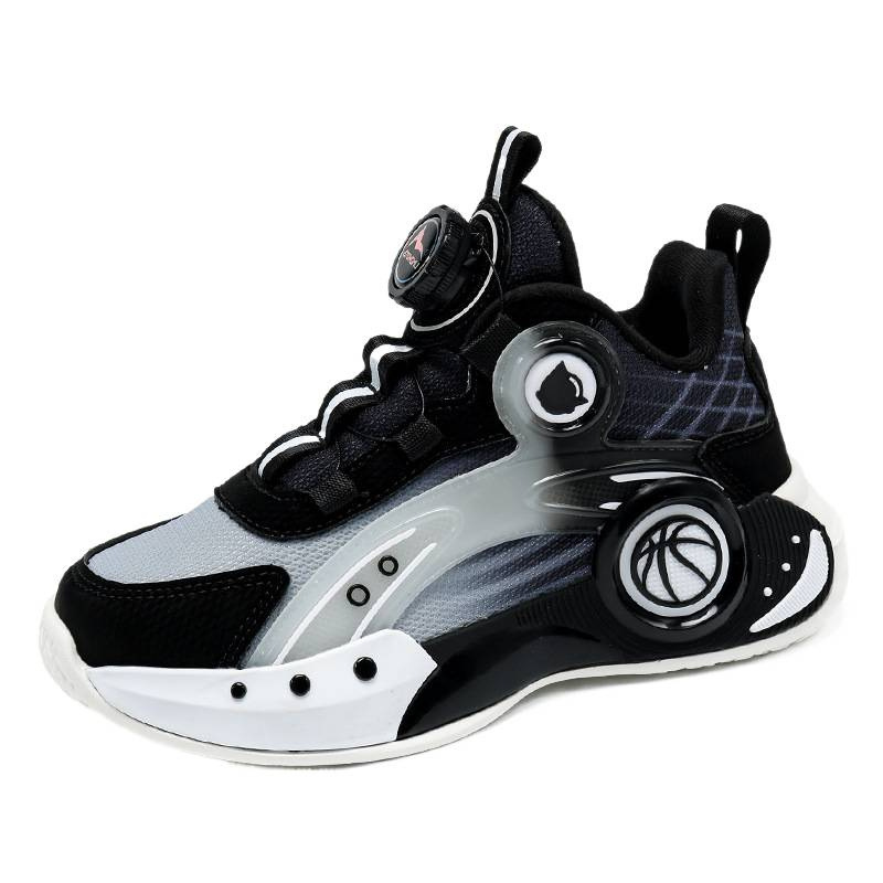 Nuevos niños primavera y otoño niños respirantes redes de niños grandes niños suaves amortiguación de tendencia zapatillas deportivas de carrera