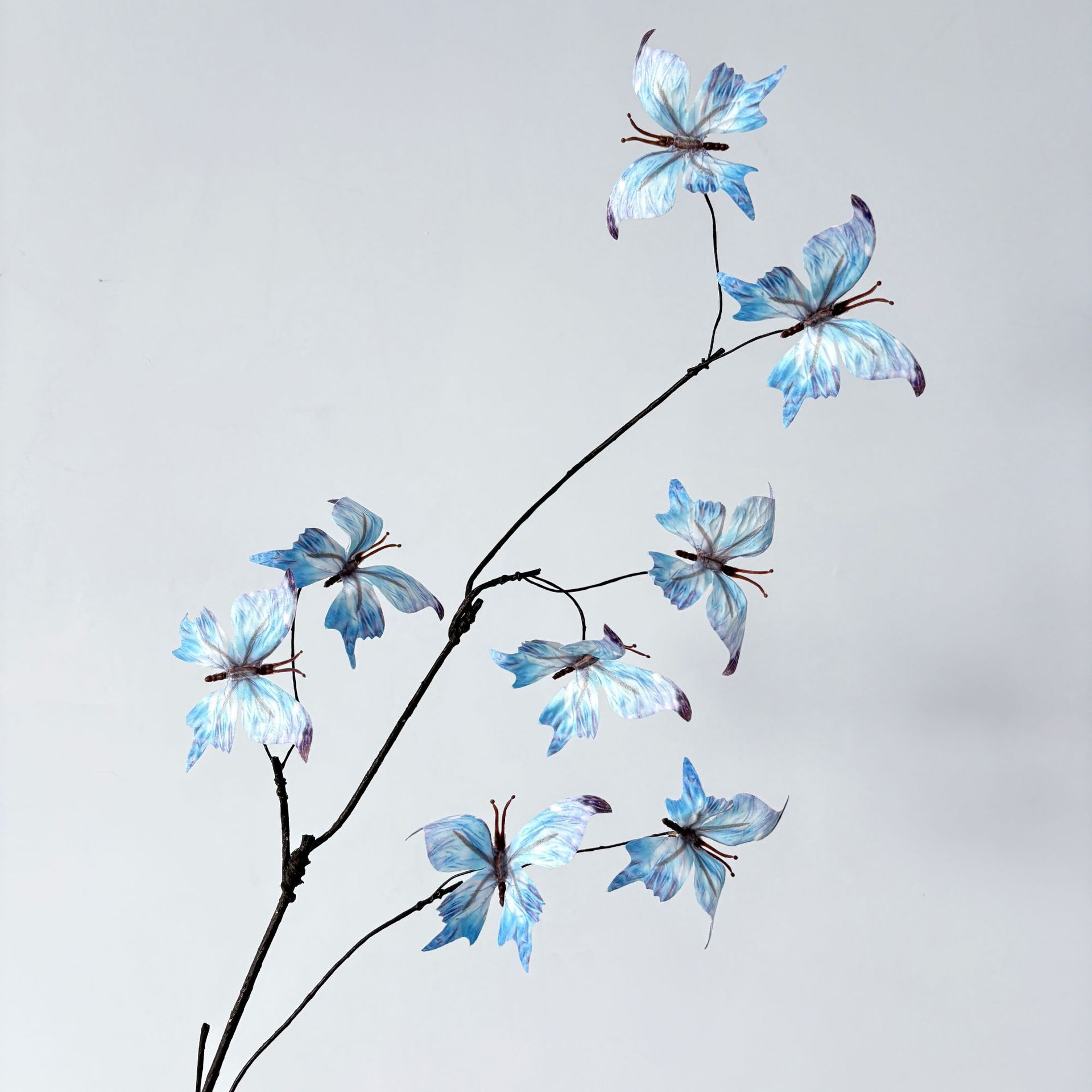 8마리 파란색 나비 80cm