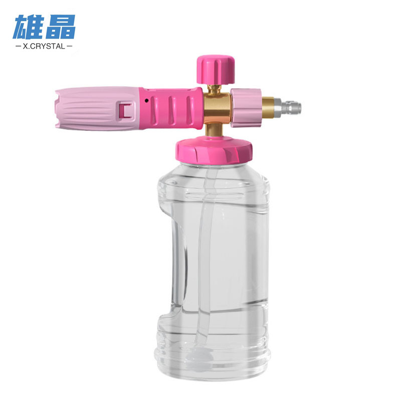 亚马逊新款台州壶透明壶大口径高压水枪洗车PA壶泡沫喷壶厂家批发