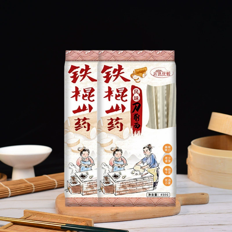 Встряхните звук железным прутком Лапша Yam Daoxiao 450 г широкая лапша Ям сушеная лапша хлопья лапша завтрак питание лапша