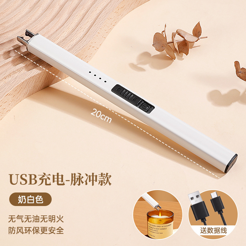 encendedor de aroma vela encendedor de incienso de pulso electrónico encendedor de mango largo encendedor herramienta estufa de gas encendedor pistola