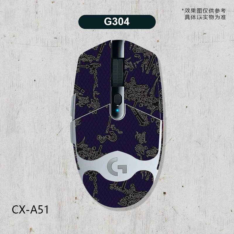 Совместимый с Logitech значок, нескользящая защитная игровая мышь, G304, защита от пота