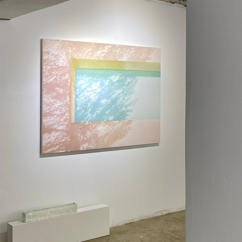 Nordic Ins Style Landscape Decorative Painting Korean Fresh and Healing Atmosphere Cabinet Hanging Painting