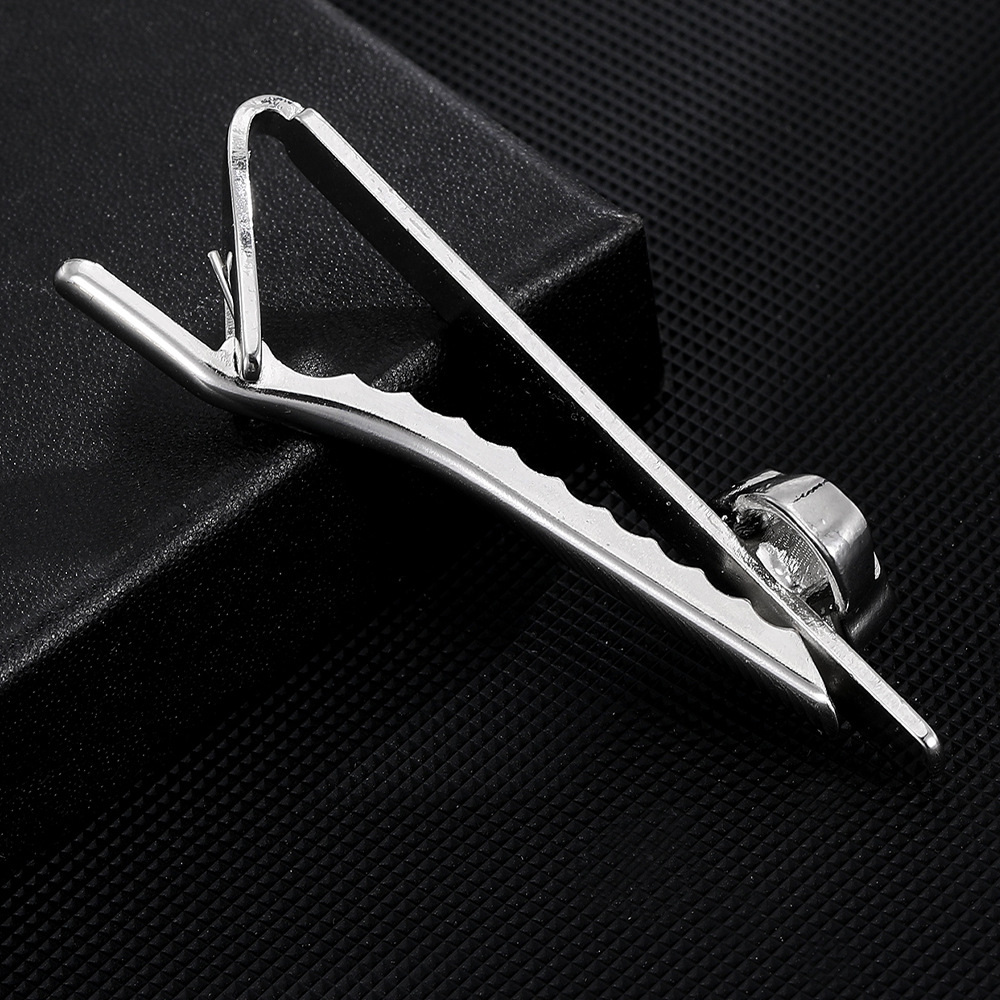 Skull Tie Clip For Men, Stylish Alloy Suit Accessory_voghion.com