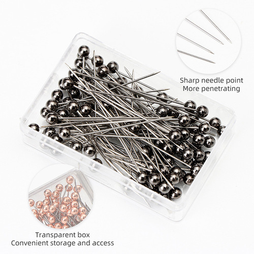 High quality metal positioning pins, fixed pins, diy sewing accessories, bead needles, clothing three-dimensional tailoring pins wholesale