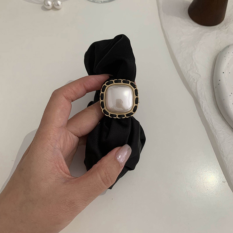 Hochwertiges Perlen-haargummi Elastisches Haar-accessoire_voghion.com