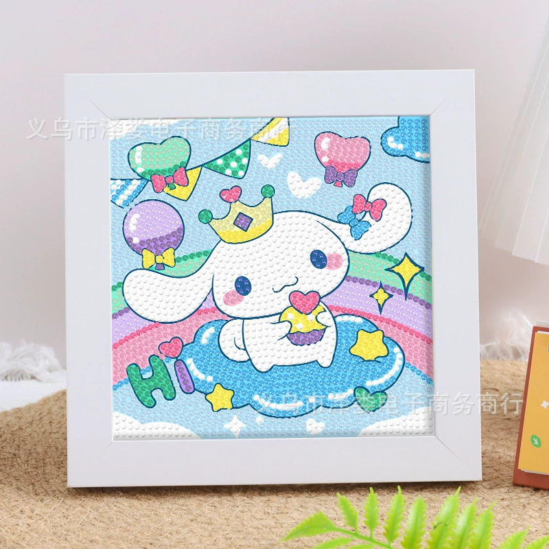 Набор для алмазной вышивки (Sanrio) Пикачу в раме, 17×17 см, комплект для полного стежка DIY