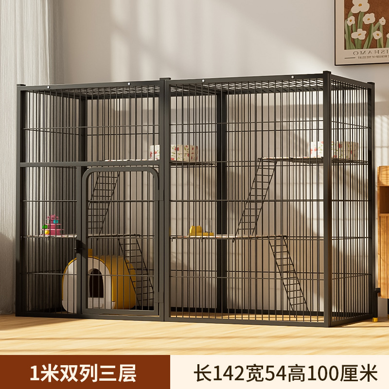 跨境批发猫笼子猫别墅超大空间猫咪大号繁殖别墅家用猫窝猫舍繁育|undefined