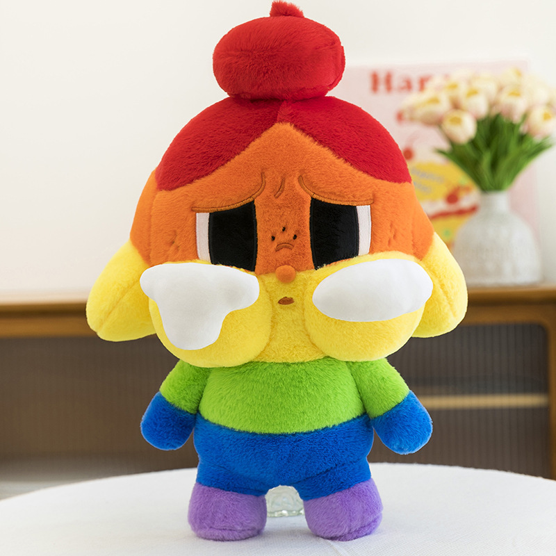 卡通变装哭娃玩偶丑萌哭娃毛绒玩具玩偶哭泣女孩心动公仔娃娃批发|undefined