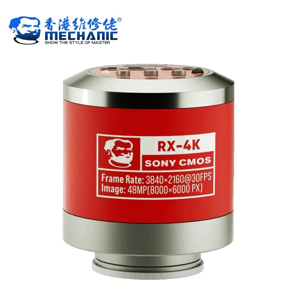 Техническое обслуживание камеры тринокулярного микроскопа 4K видеосъемка 48mp HD 1080P вывод изображения RX-4K
