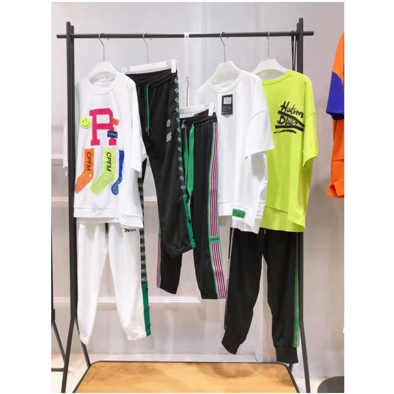 [YSGZ Yishan Princess ️] 23 летняя футболка. Фирменные брюки прилив, выбранные европейские версии товаров