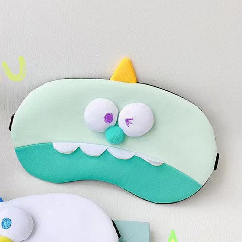 Bucktooth Monster 아이 마스크-그린