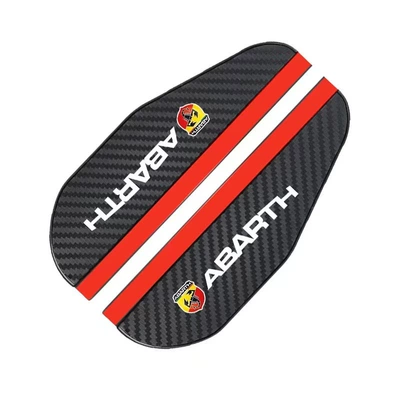 Customizable Cross-Border Car Rearview Mirror Rain Shield, Thickened Carbon Fiber Texture Rearview Mirror Rain Guard (Rearview mirror rainproof sticker) - excess1-pair