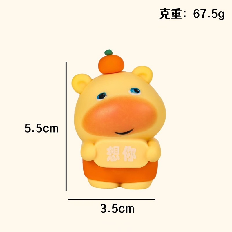 宝藏款水豚噜噜盲盒系列潮玩摆件手办周边可爱女孩子儿童礼物|undefined