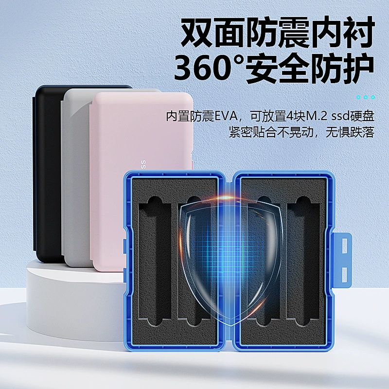 M.2 Solid State Drive Storage Box NVME/NGFF Hard Disk SSD Protection Box PP Box NVMe Hard Disk Box usb
