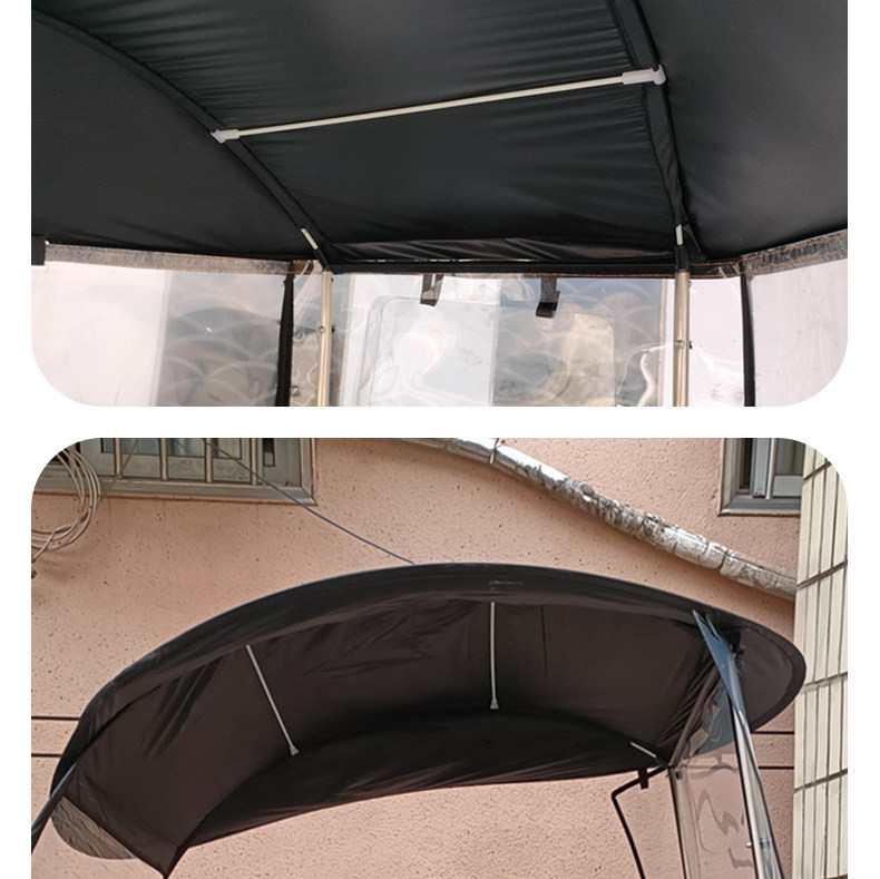 Carport Bracket Electric Vehicle Canopy Support Pole White Fiber Rod Support Clip Universal Rain Shelter Accessories Collection