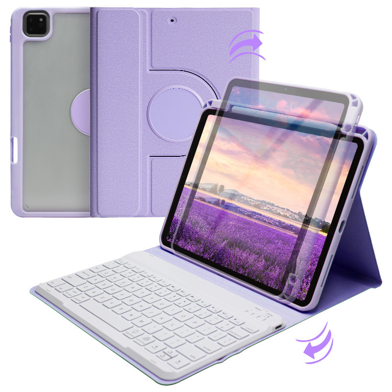 Apple iPad 磁気取り外し可能な回転保護ケース Apple iPad 11inch に適した透明アクリル曲げ防止|undefined