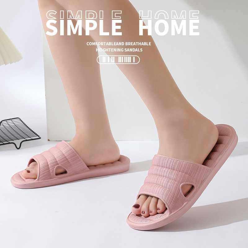 Home Slippers Korean Style EVA Fashion Fashionable Slippers Couple's Indoor Casual Slippers Summer Sandals