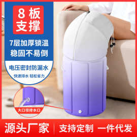 新款非布艺可折叠泡脚桶过小腿家用熏蒸泡加热高深桶一件起批
