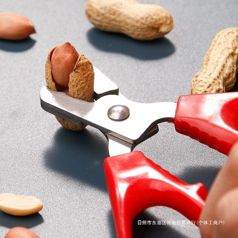 Щипцы для сухофруктов из нержавеющей стали «Щелкунчик» для ленивых, чтобы раскалывать семена подсолнечника и есть дома, оптом.