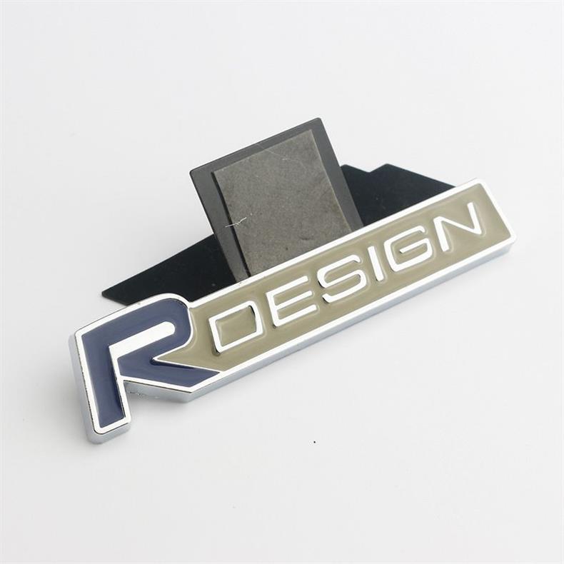 RDESIGN 3D three-dimensional metal car emblem sticker is suitable for Volvo S60L V40 V60 modified car emblems