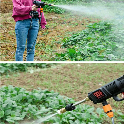 Portable car washer machine wireless lithium battery portable
