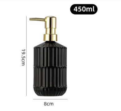 Amazon 400ml botella de champú de vidrio transparente diamante desinfectante de manos botella de jabón líquido de baño botella de vidrio