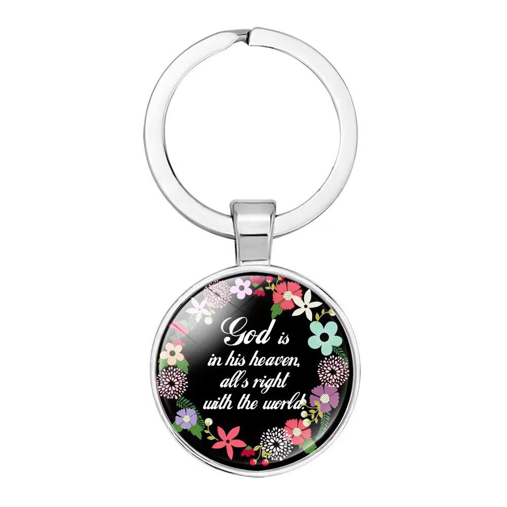 New Accessories, Classic Quote-Themed Pendants, Key Chains, Key Rings, Unisex