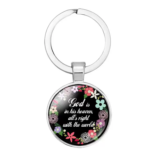 New Accessories, Classic Quote-Themed Pendants, Key Chains, Key Rings, Unisex