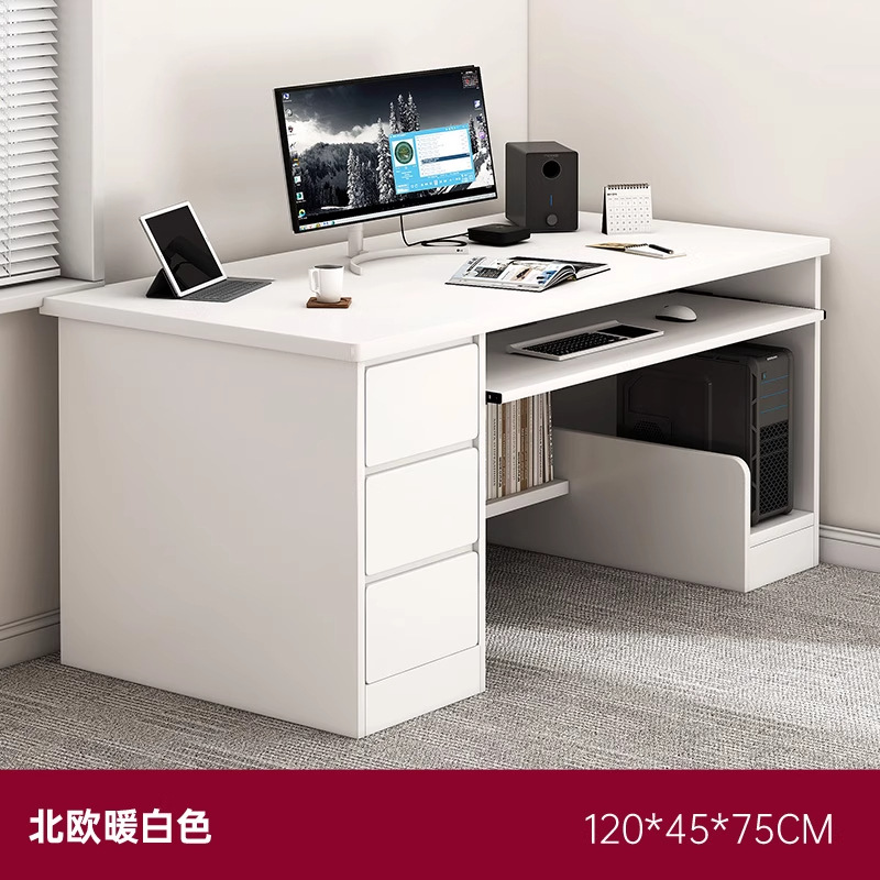 Mesa de computadora mesa de oficina de personal mesa y silla combinación simple mesa de jefe moderna escritorio doble mesa de oficina