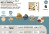 3 boats + 3 animal hand puppets (koala + hippopotamus + tiger)