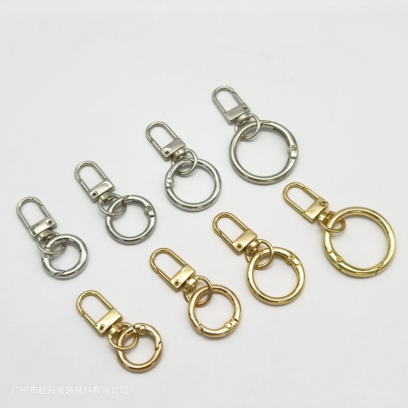 Round Spring Ring DIY Mobile Phone Chain Keychain Ring Doll Luggage Hardware Hanging Buckle Jewelry Accessories Round Spring Ring DIY Mobile Phone Chain Keychain Ring Doll Luggage Hardware Hanging Buckle Jewelry Accessories