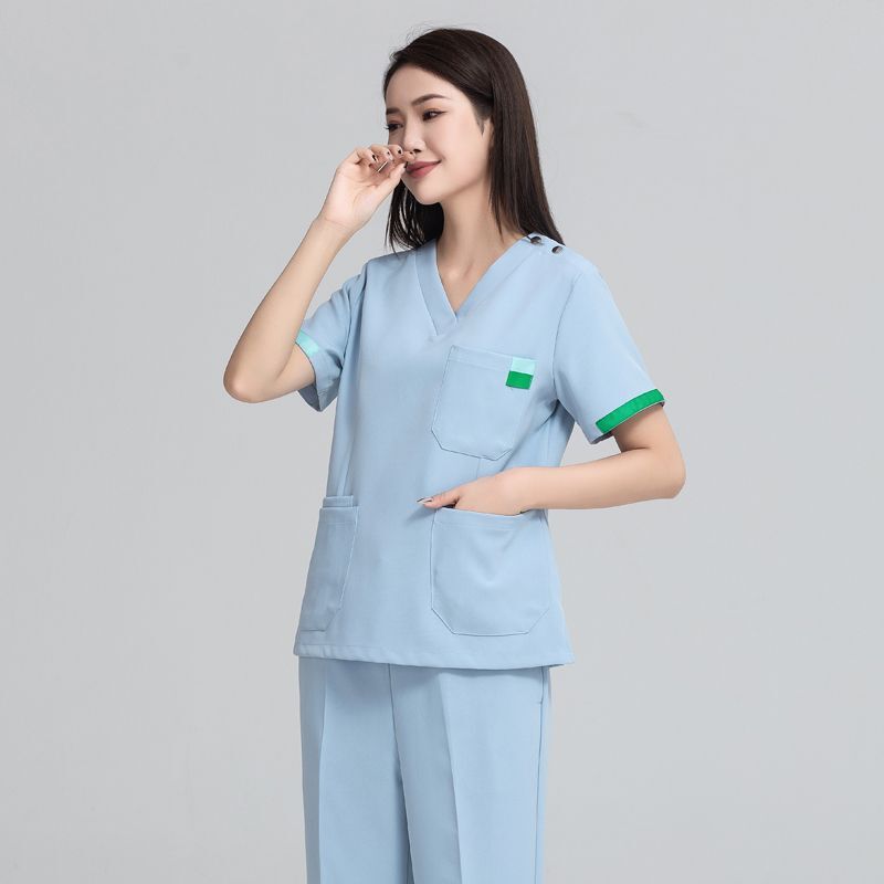 伸縮性のある手洗い服、手術室、歯科、口腔、動物病院、男女医師の手洗い服、スリムフィットスプリットスーツ|undefined