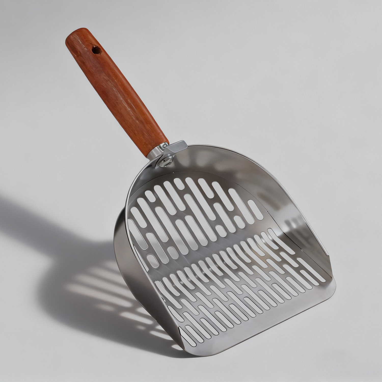 Extended Handle Large Cat Face Shovel Cat Litter Shovel Cat Pet Cleaning Supplies Cat Litter Shovel Large Hole Shovel Cat Feces Shovel