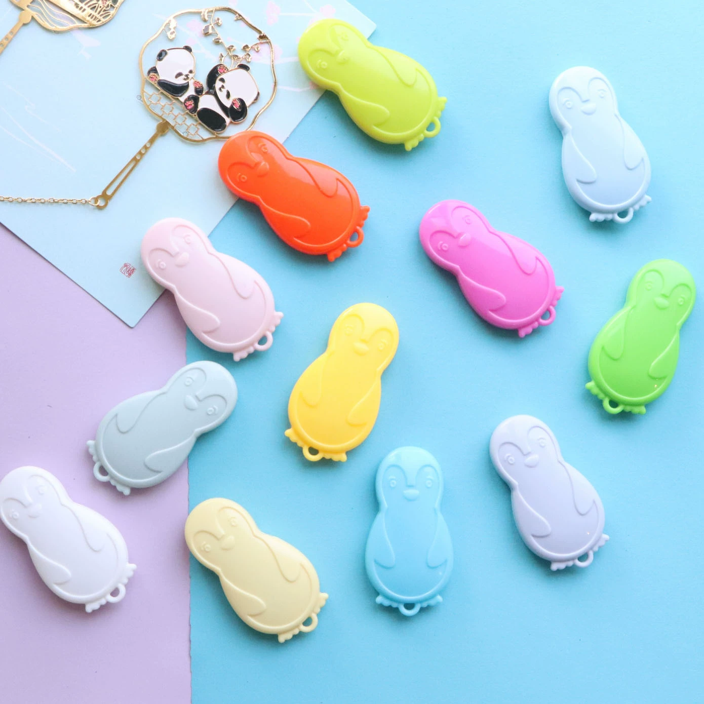 Мультяшный милый пингвин универсальный нож портативный демонтаж курьер маленький нож для студенческого офиса