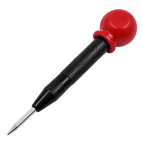 Automatic center punch with handle, marking starting hole positioning marker, firing pin window breaker-like punch