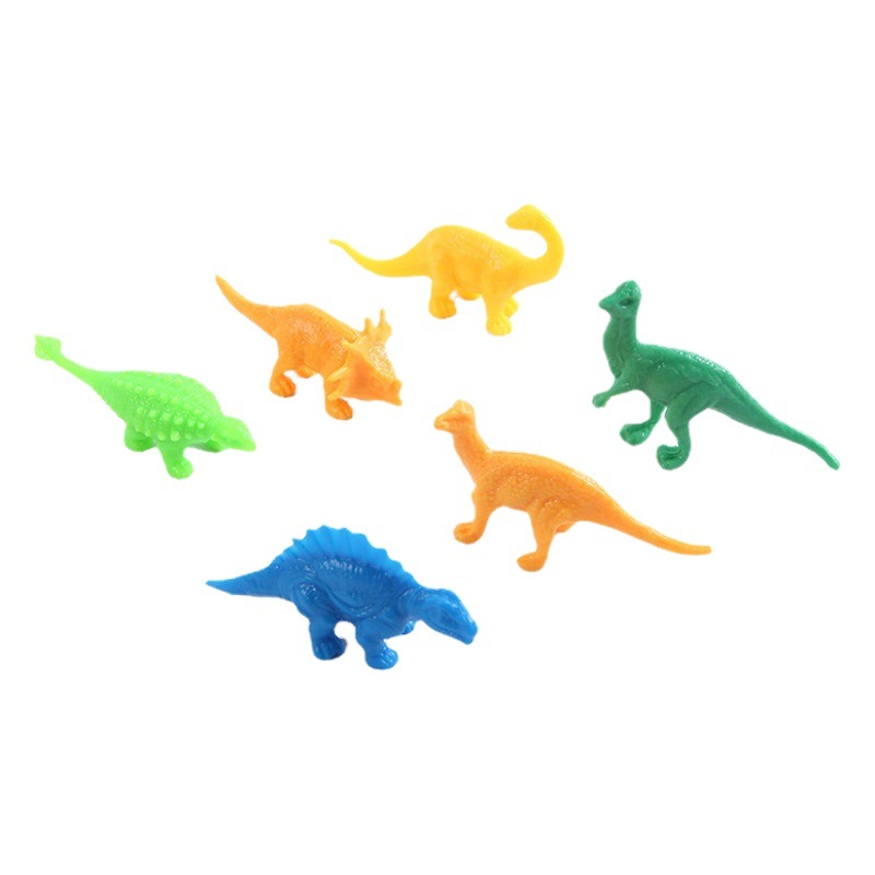 Suministro directo de origen 12 pequeño modelo dinosaurio arqueológico accesorios juguete empuje ciego caja huevo torcido regalo