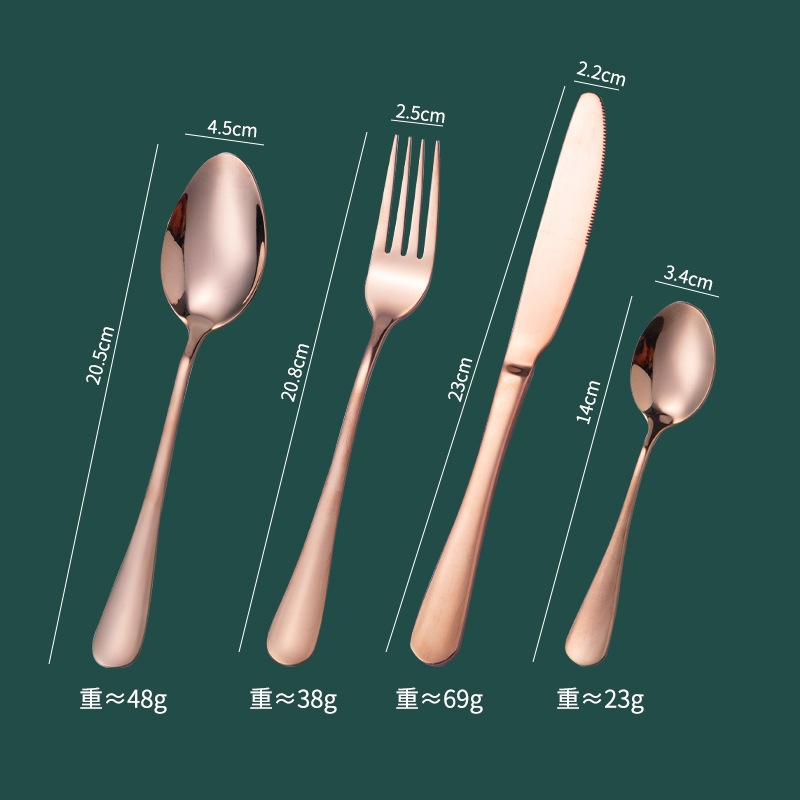 로즈 골드 티 스푼