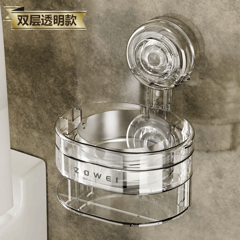 Ceniciero de ventosa enciendedor de cajas de cigarrillos de balcón para almacenar tazón de cigarrillos de acero inoxidable incorporado con cubierta volante a prueba de viento